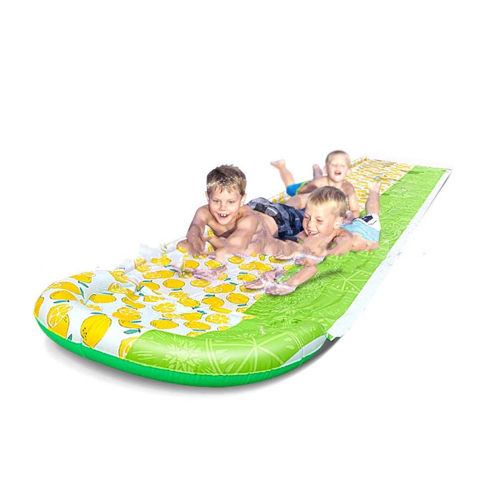 Outdoor Parent-child Lemon Single Water Slide